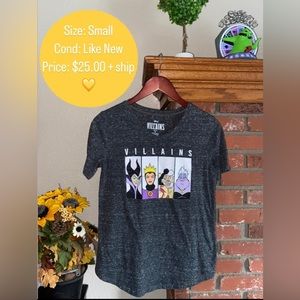 Disney villains tee